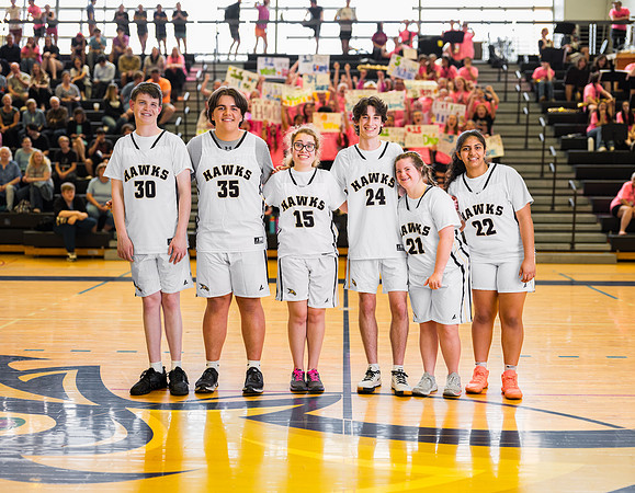 High School Unified Basketball Team Athletes & Partners