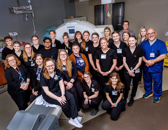 GST BOCES New Visions Health Careers Exploration Program Teacher Tammy Divens w/ Corning Guthrie Hospital Doctors & Staff and New Visions Students