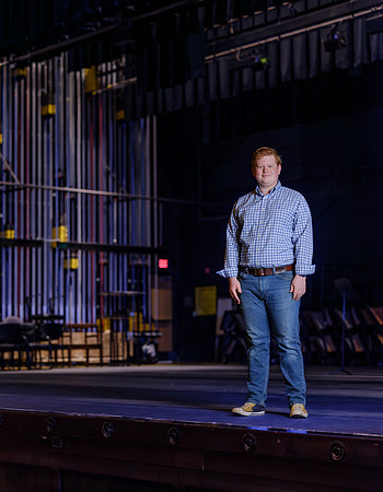 High School Drama Department Technical Director (grad) James DeRusha