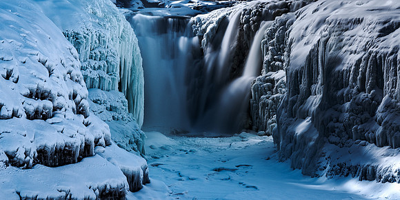 Letchworth Falls Winter 1