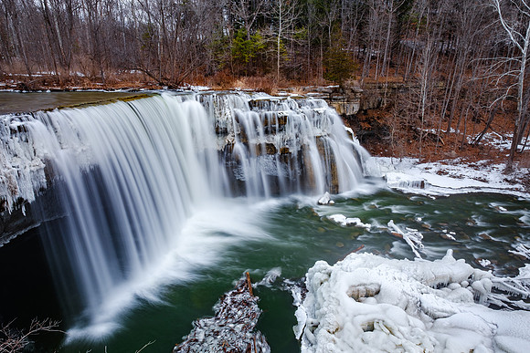 Ludlowville Falls Winter 1