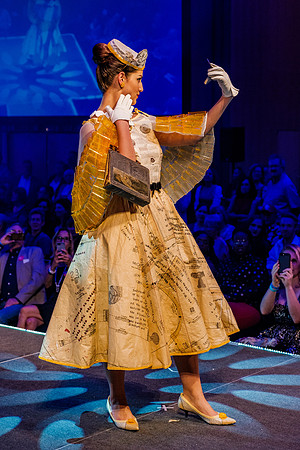 Recycled Runway Portrait