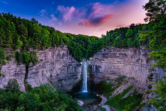 Taughannock Falls Sunset 1