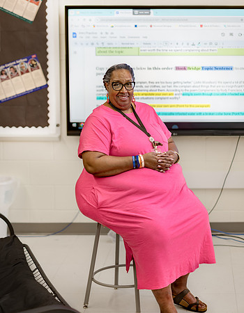 Middle School Language & Literature Teacher Kim McGrady