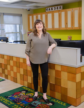 Frederick Carder Elementary School Secretary Bridgett McLean