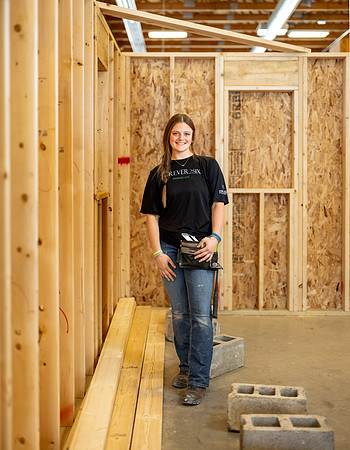 GST BOCES Building Construction Program Student Katrina Strong