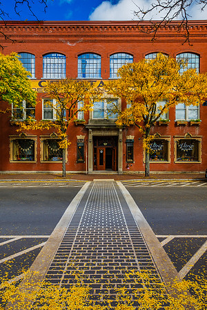 Fall Foliage in Corning's Gaffer District