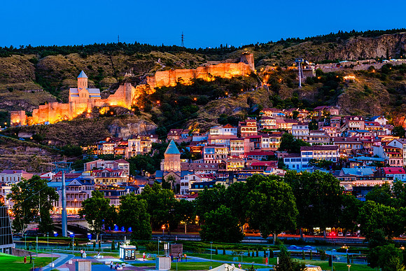Tbilisi Blue Hour