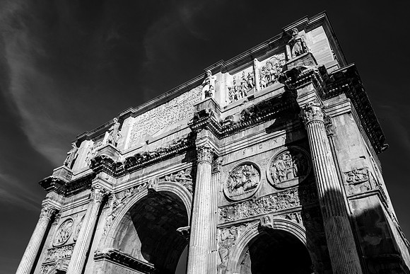 Rome, Italy city views of St. Peter's, the Colosseum, Piazza Navona, Trevi Fountain, the Pantheon, and Roman Forum Blue Hour and Sunset