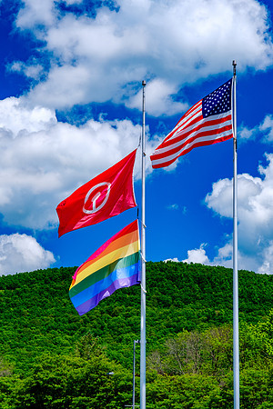 Corning Pride Flags 1
