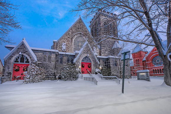 Christ Episcopal Church Snow 1