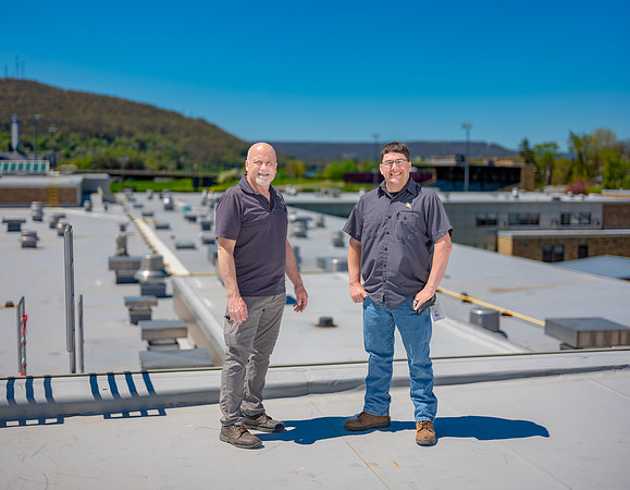 Head Building Maintenance Mechanic Ken Warner & Custodial Operations Supervisor Will Ceasar