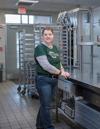 Frederick Carder Elementary School Senior Food Service Helper Cindy Dann