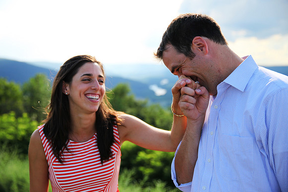 Engagement photography in Corning, NY